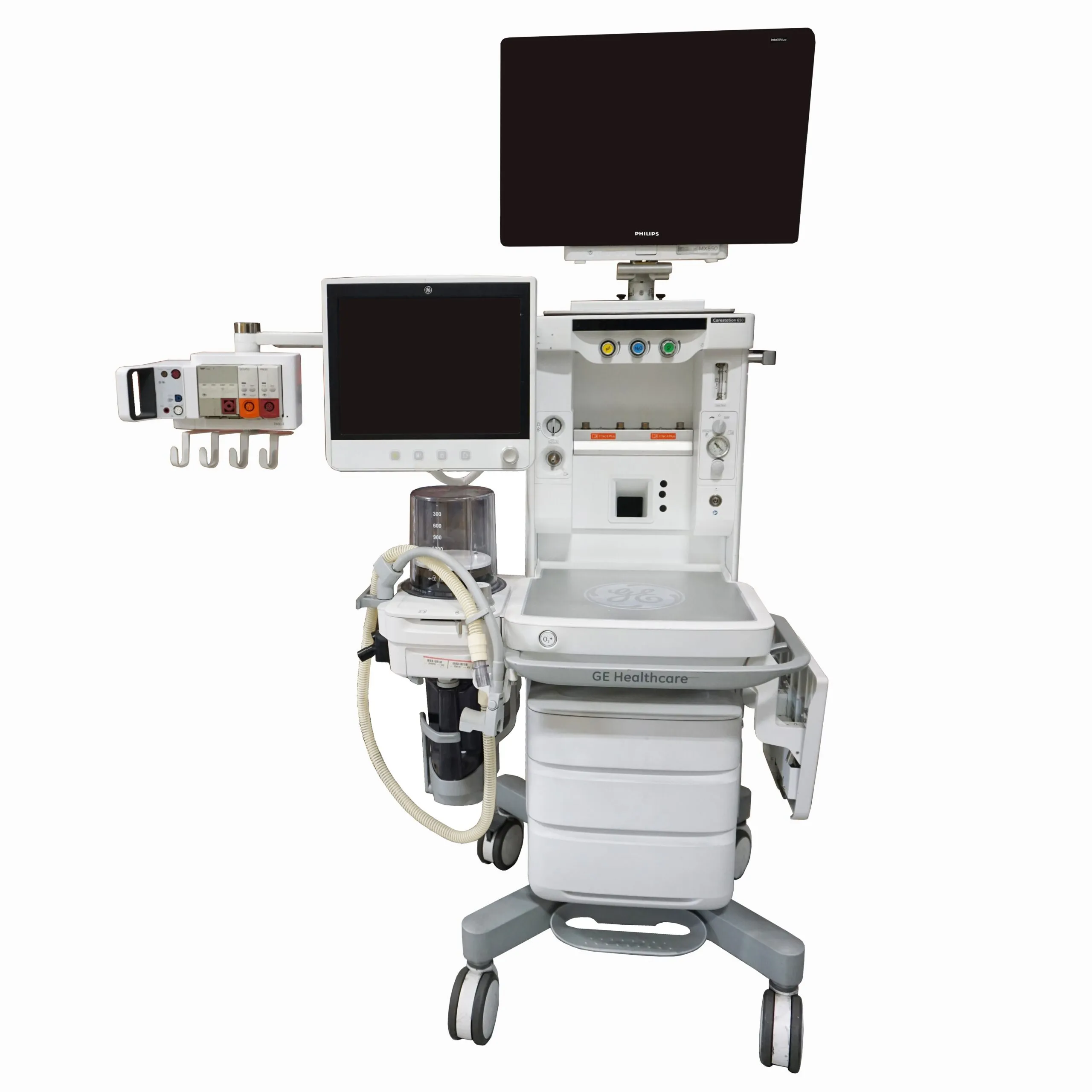 Philips IntelliVue MX750/850 with FMS or Single FMX-4 on GE