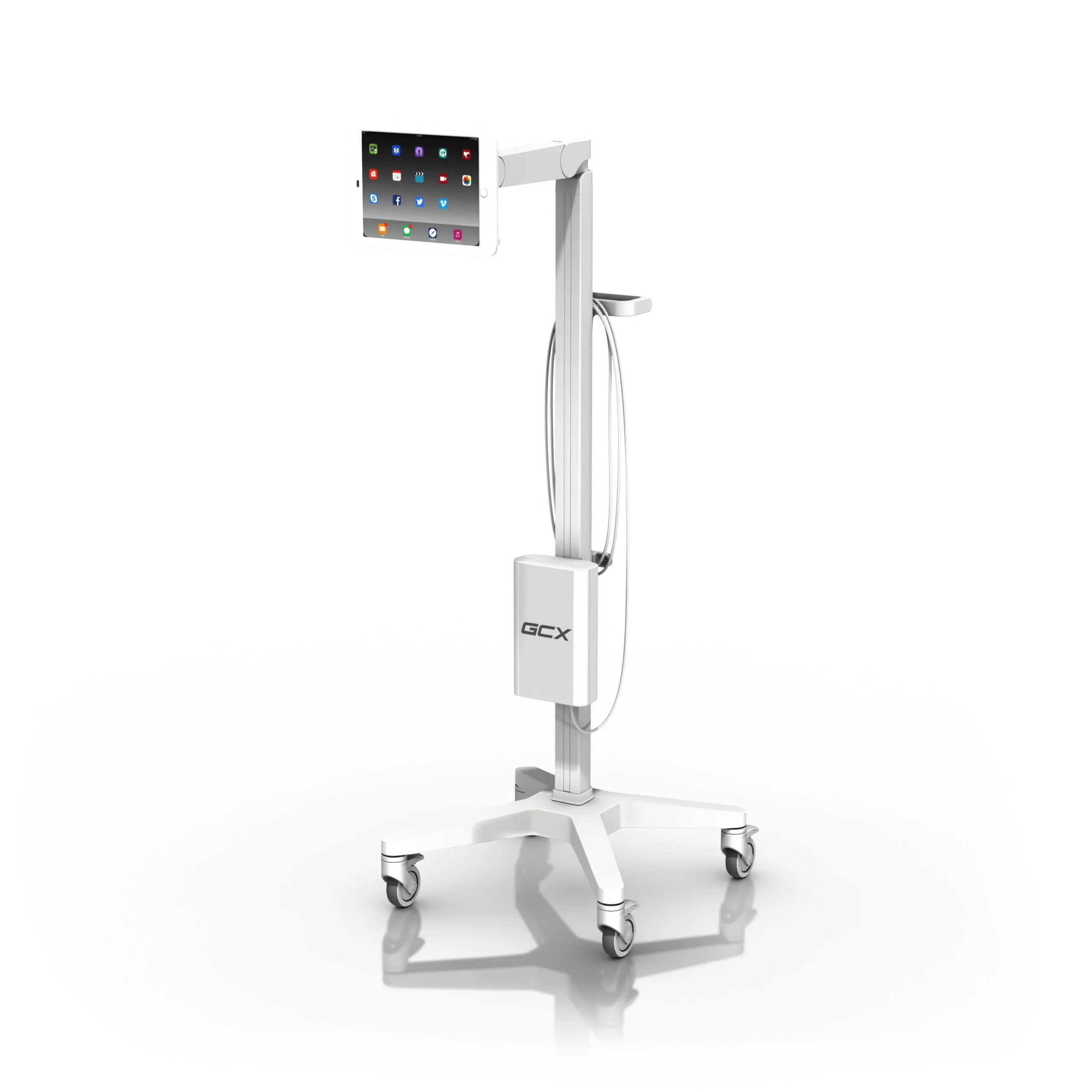 Variable Height Roll Stand with PRO-ADJUST™ Tablet Arm | GCX