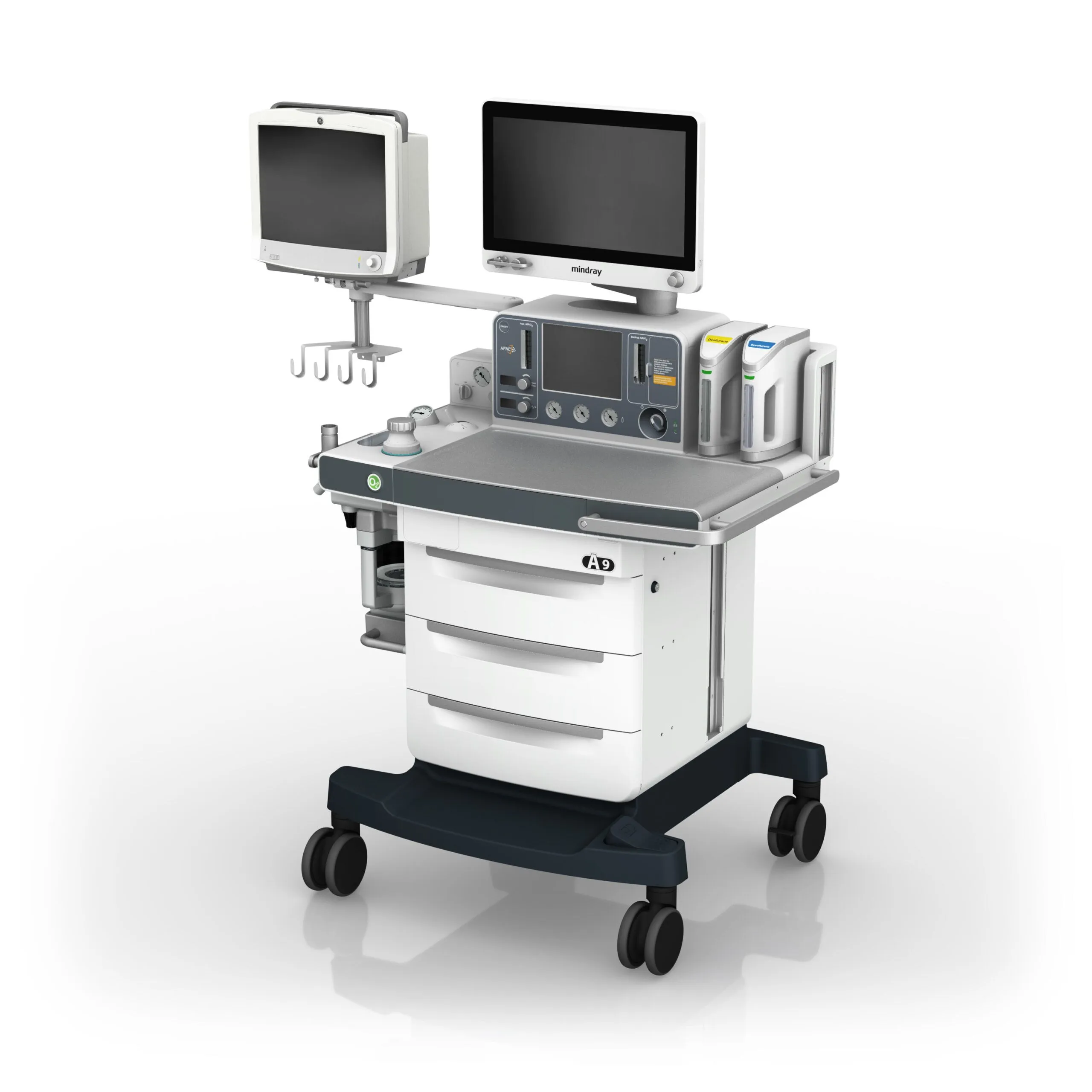 GE CARESCAPE™ Monitor B650 on Mindray A8/A9 | GCX Medical Mounting