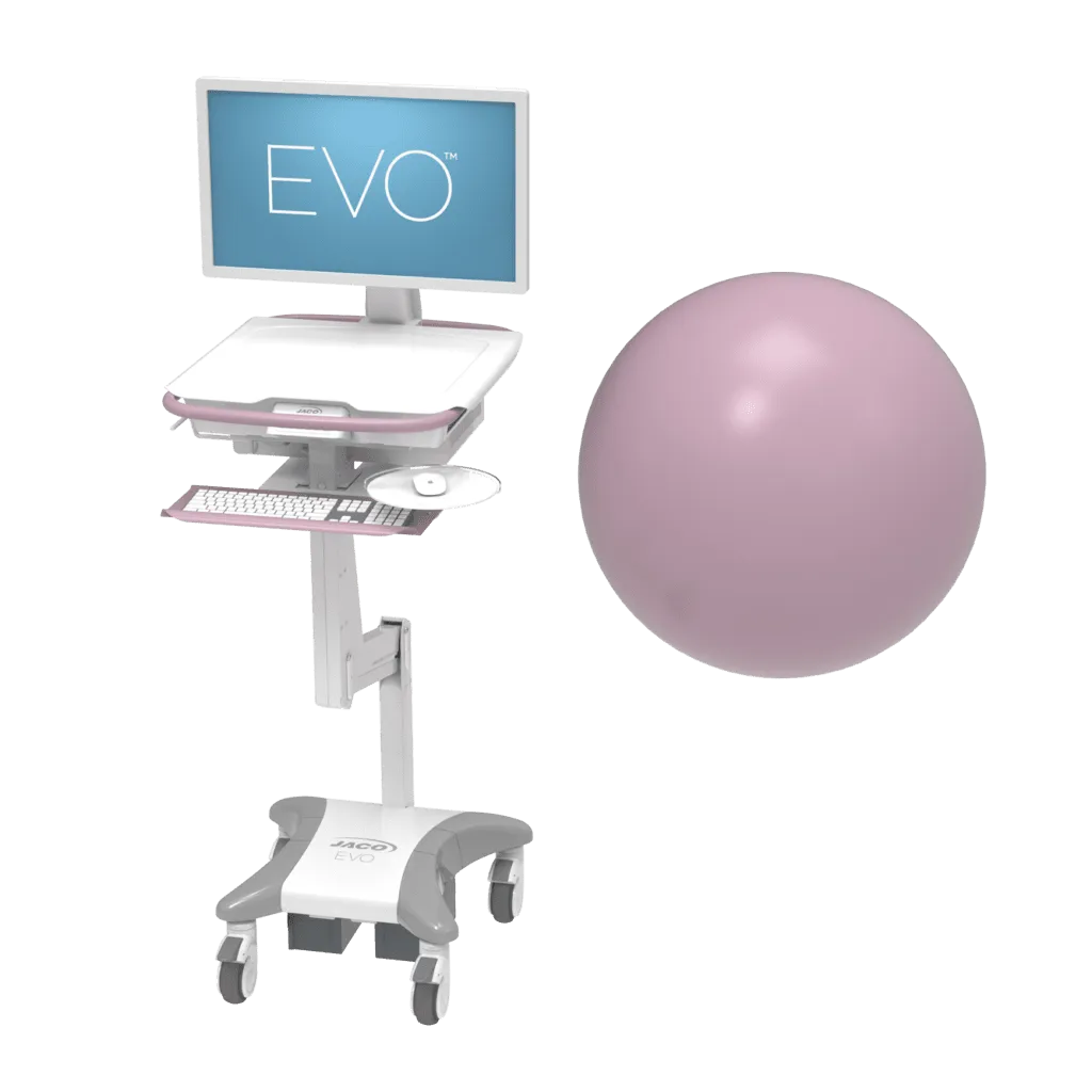 Jaco EVO™ Wall Cabinet Computer Workstation | GCX Medical Mounting
