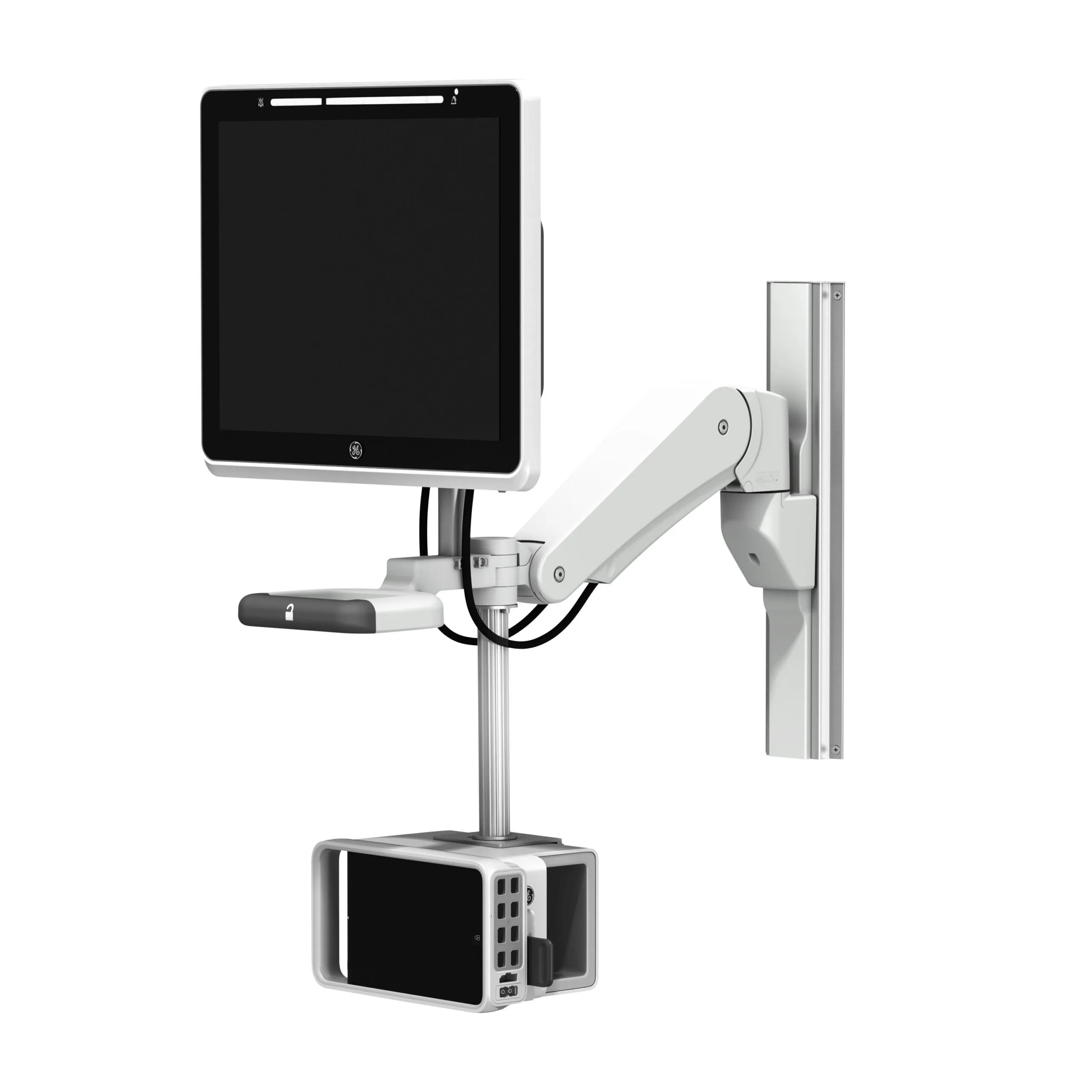 GE Healthcare Canvas™ on VHM-PL Variable Height Arm Channel