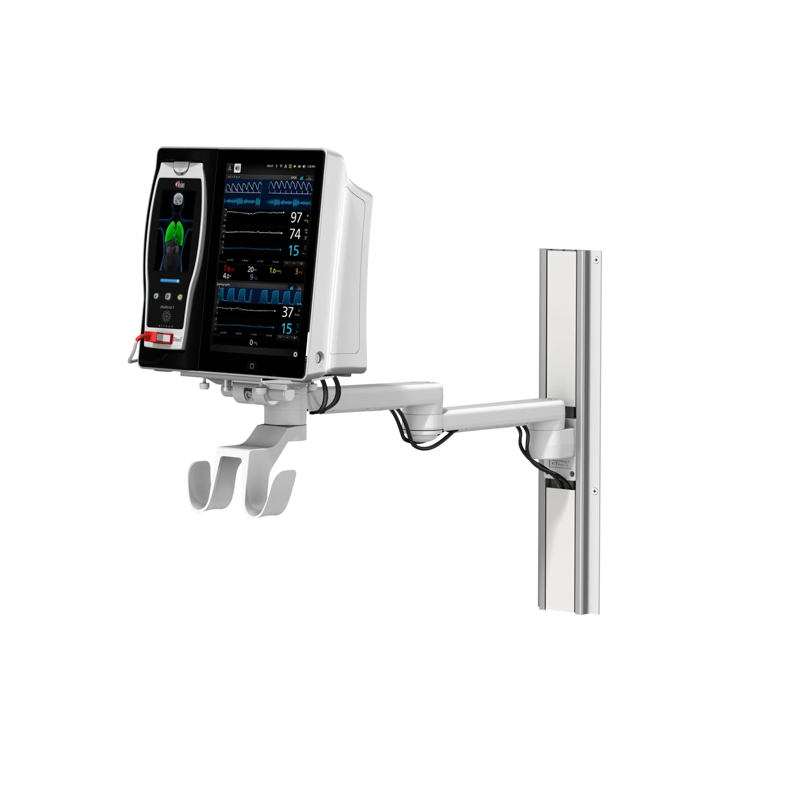 Masimo Root M Series Articulating Arm Wall Mount | GCX Medical