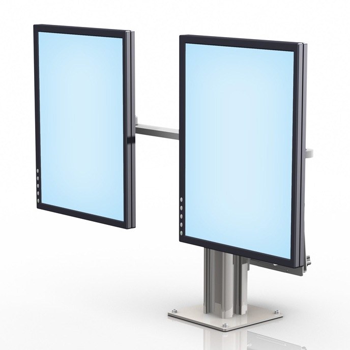 24 Dual Counter Top Mount Dual Monitors Loaded web