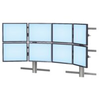 8 Display Dual Bar8in Arm2 Channel Horizontal Sliders Loaded LG