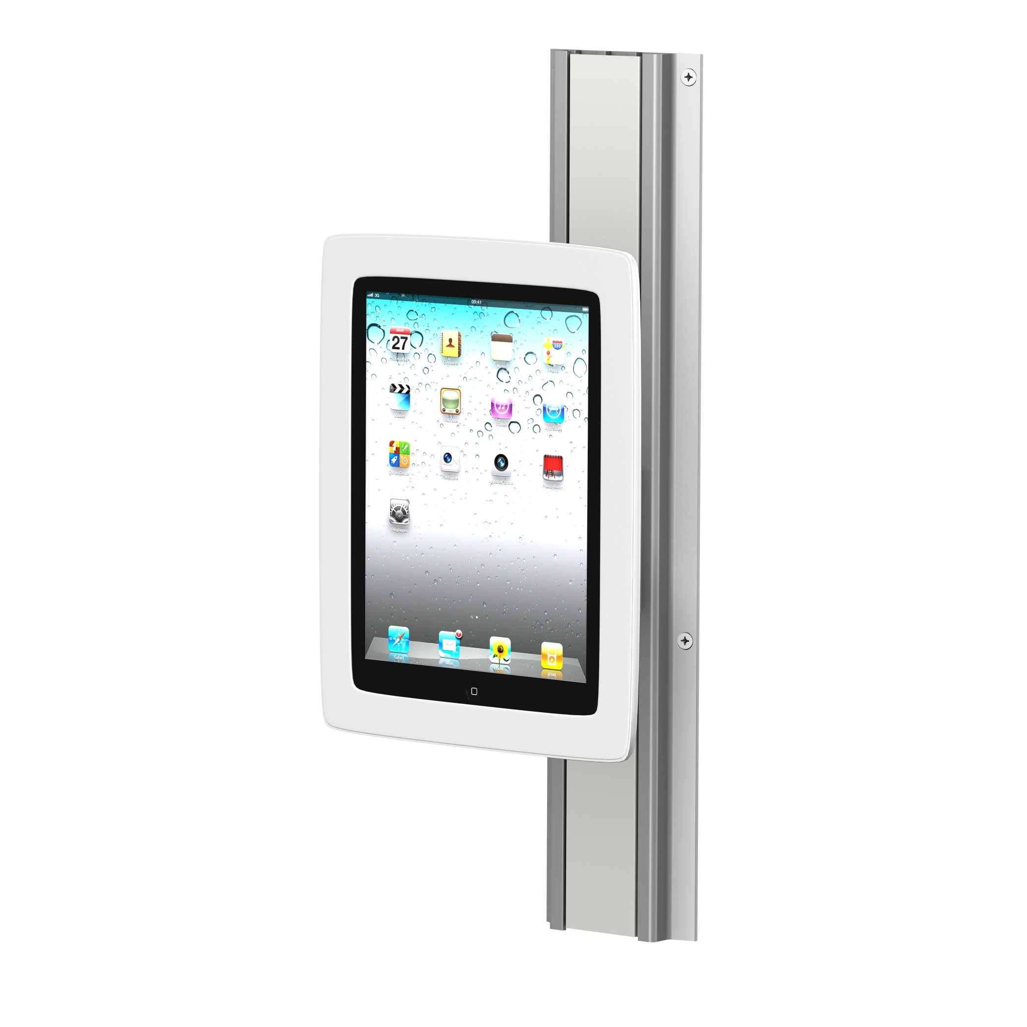 Support de fixation directe série M pour iPad sur profilé
