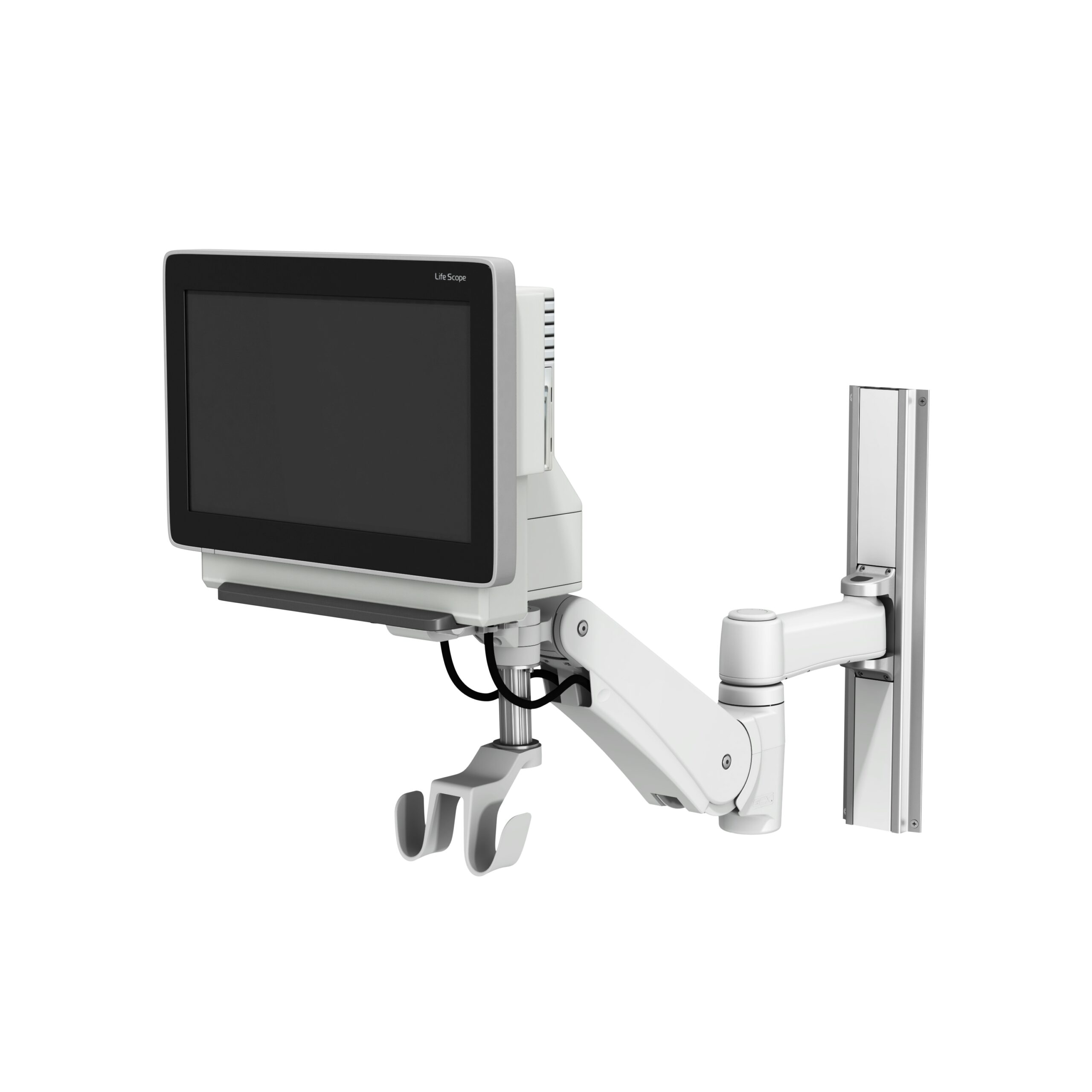 Lifescope CSM-1501/1502 on VHM-P Variable Height Arm Channel Mount