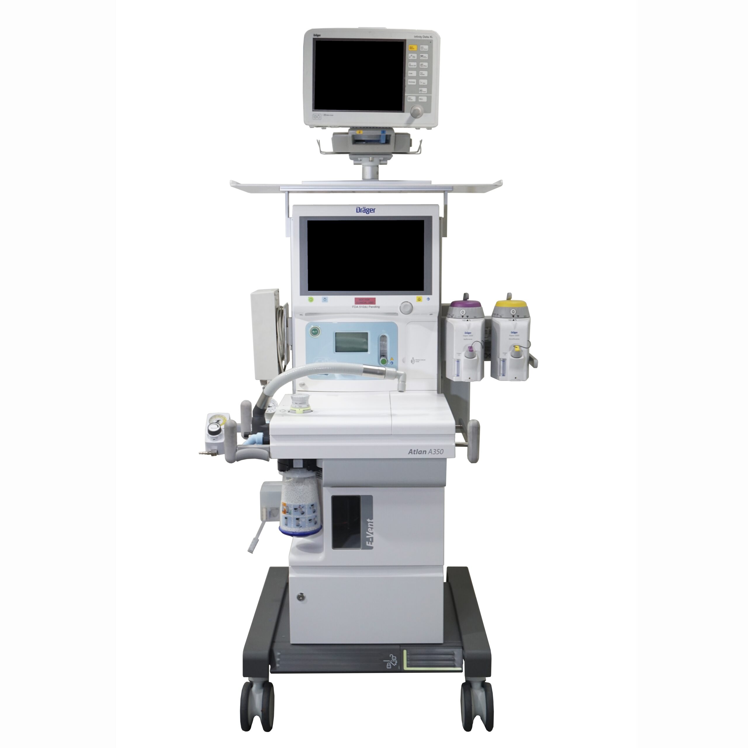Dräger Delta on Dräger Atlan 350 config 3