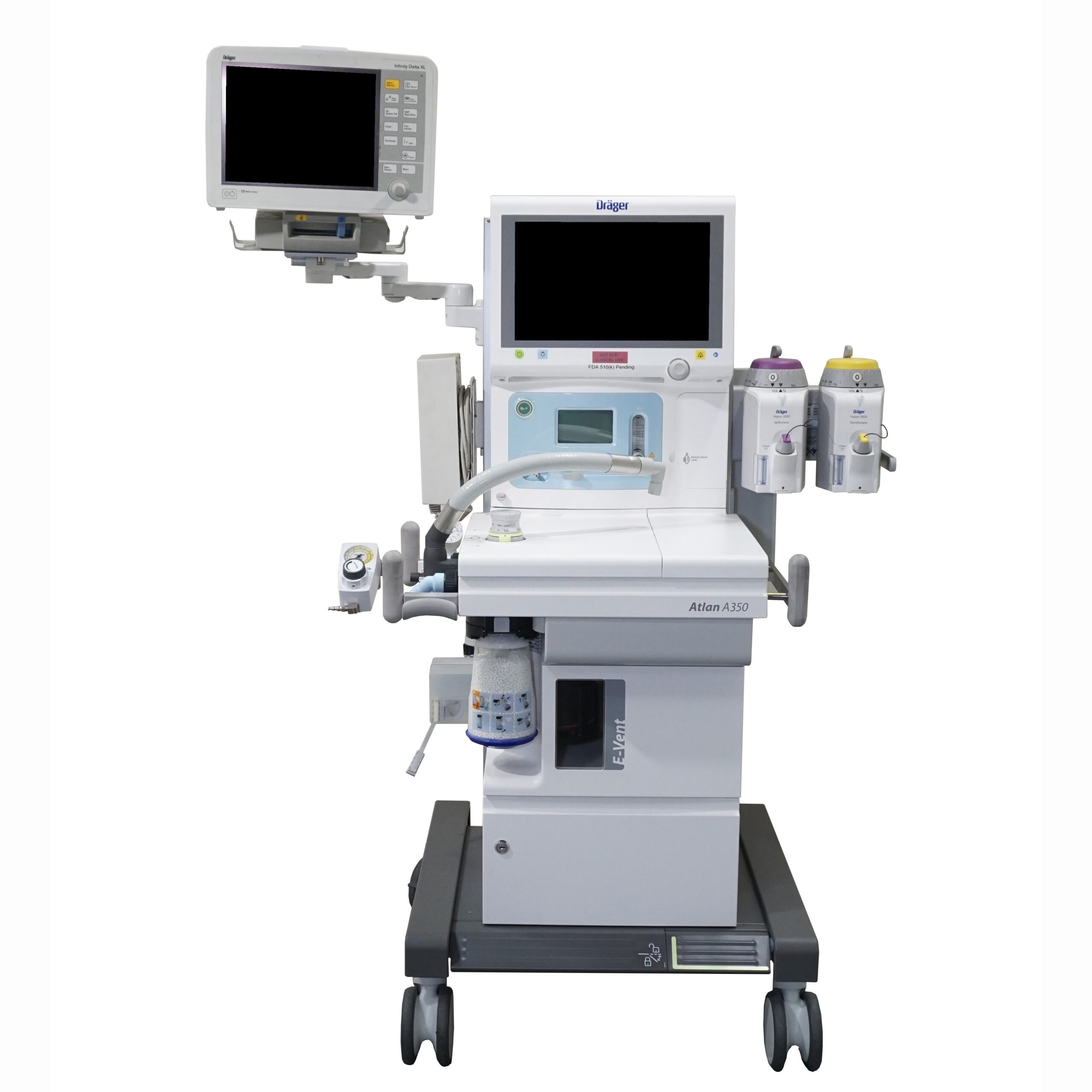 Dräger Infinity Delta Monitor on Dräger Atlan 350 Config2