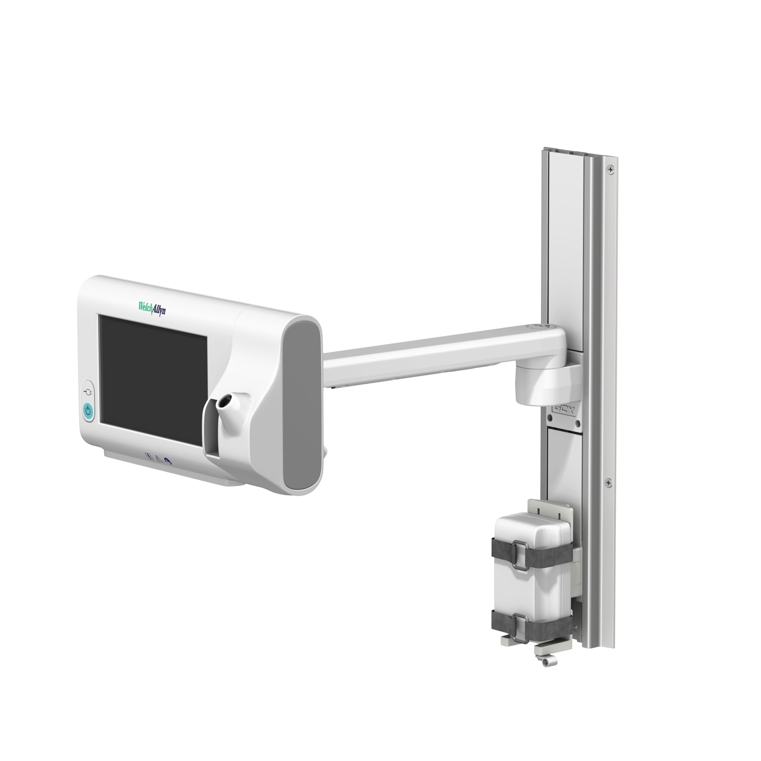 FLP 0009 03 welch Allyn 16in Mseries Mount loaded LG
