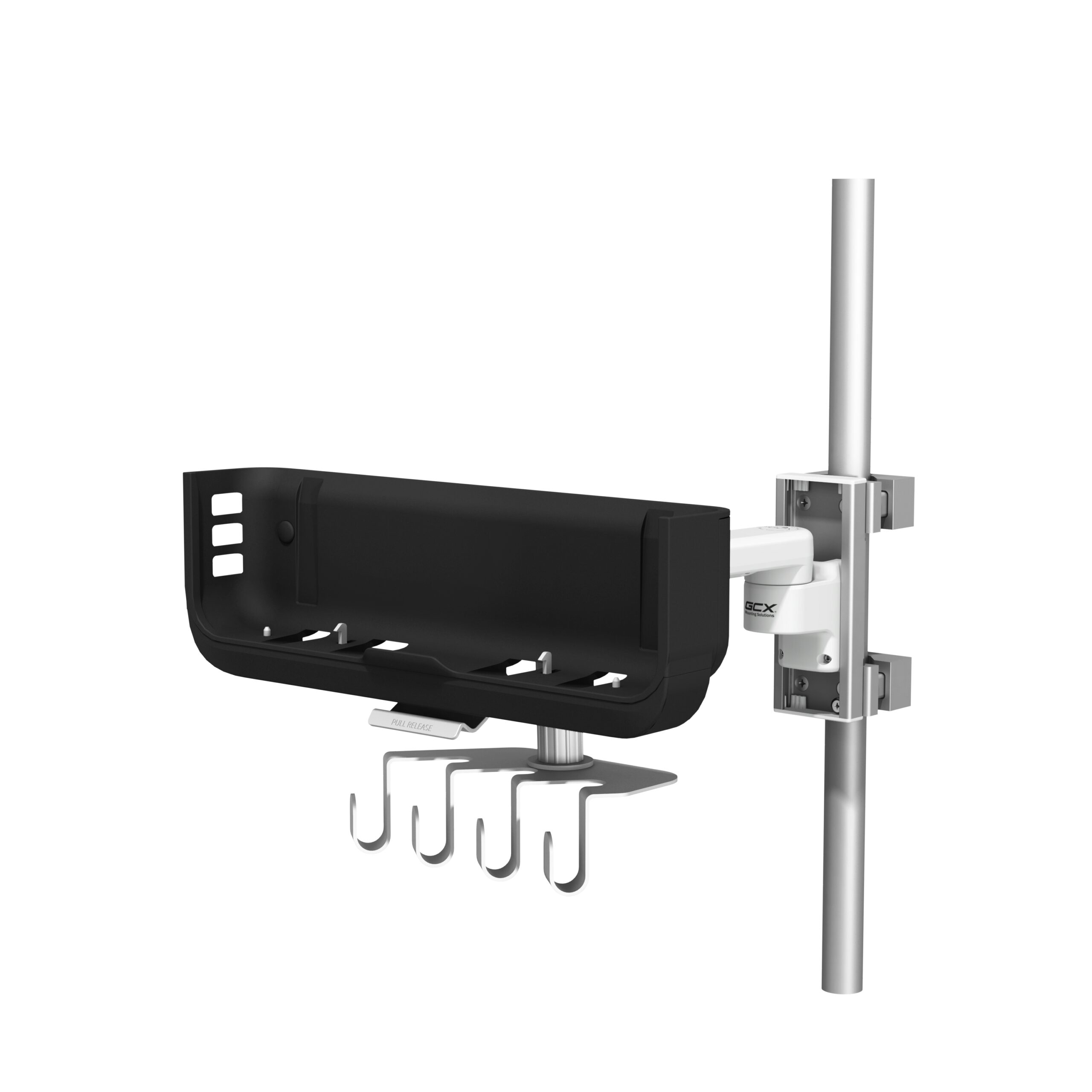 GE Venue Go 12inch M Series Pole Mount Power Supply 4 Hooks Partial L