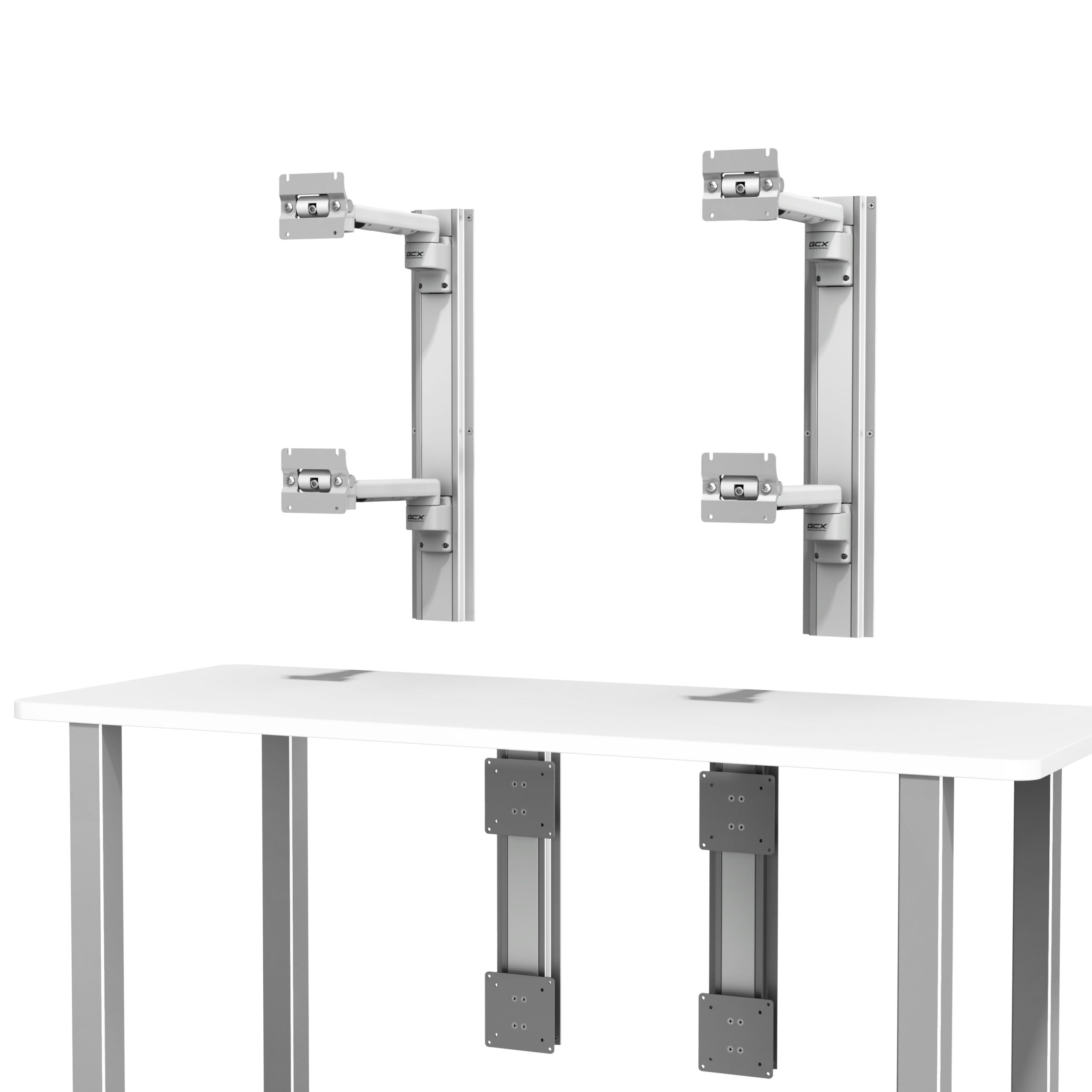 GE CARESCAPE Central Station Quad Displays on M Series 12”/30.5 cm Channel Mount