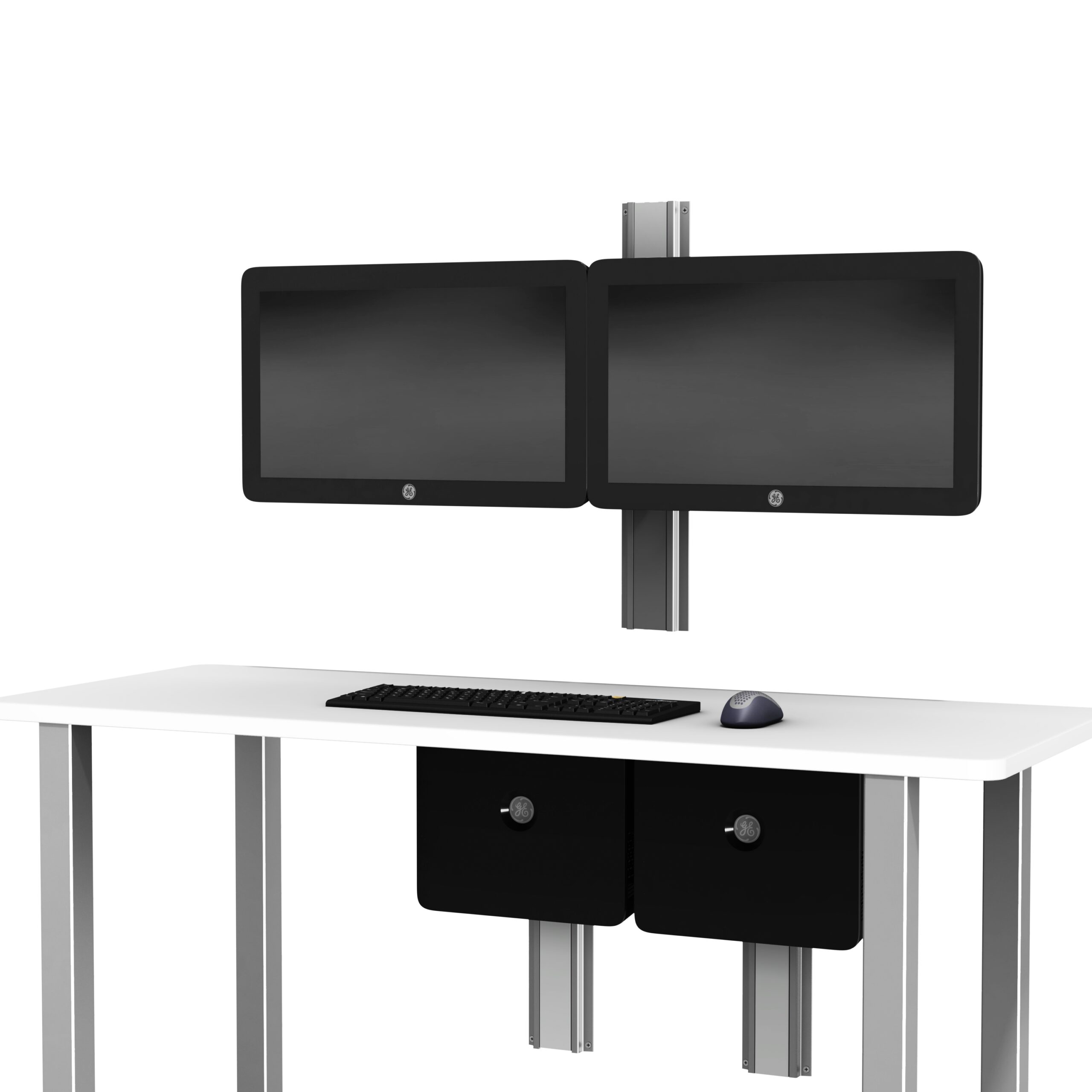 GE CARESCAPE™ Central Station Dual Displays on M Series