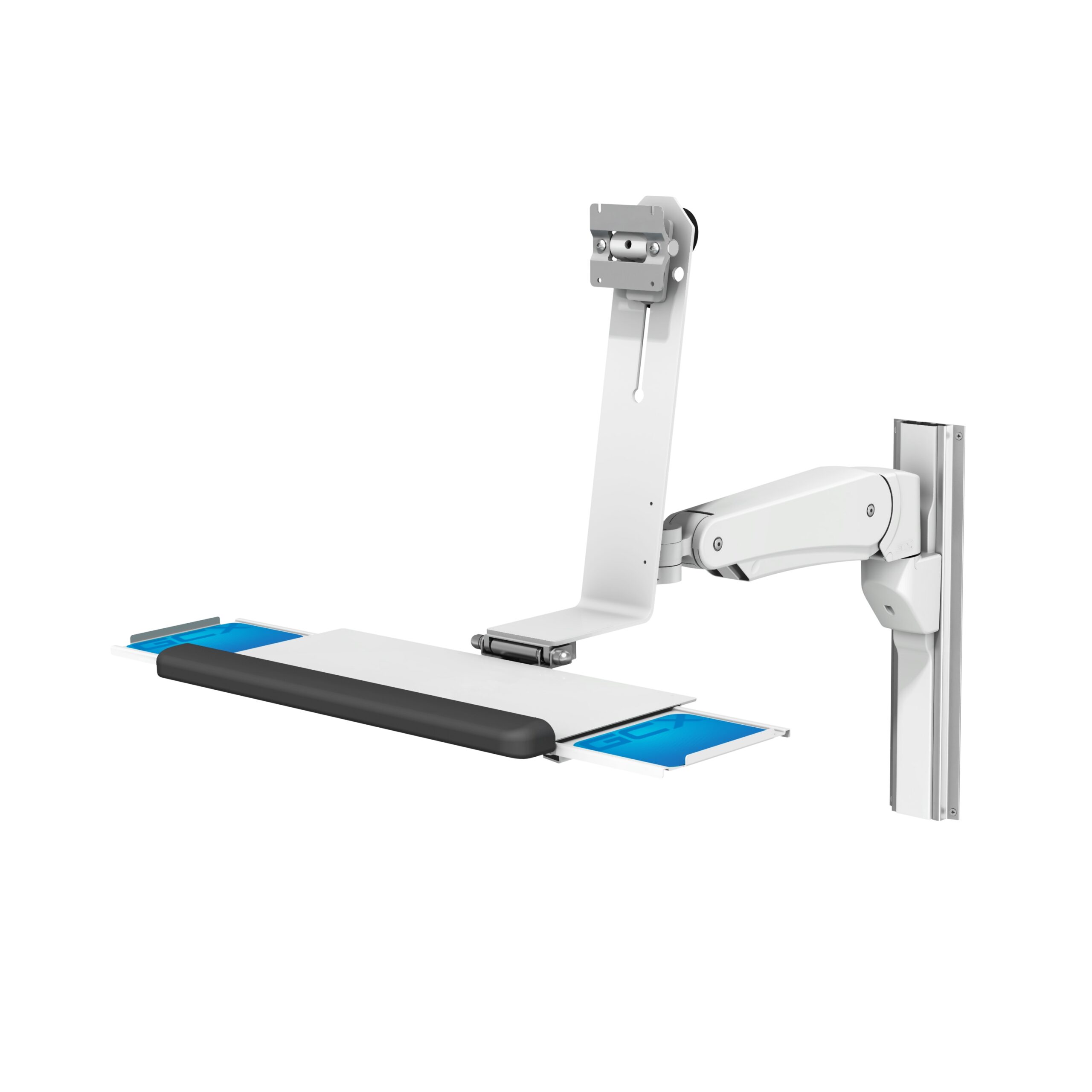 GE CARESCAPE Central Station on VHM-P Variable Height Arm Channel Mount