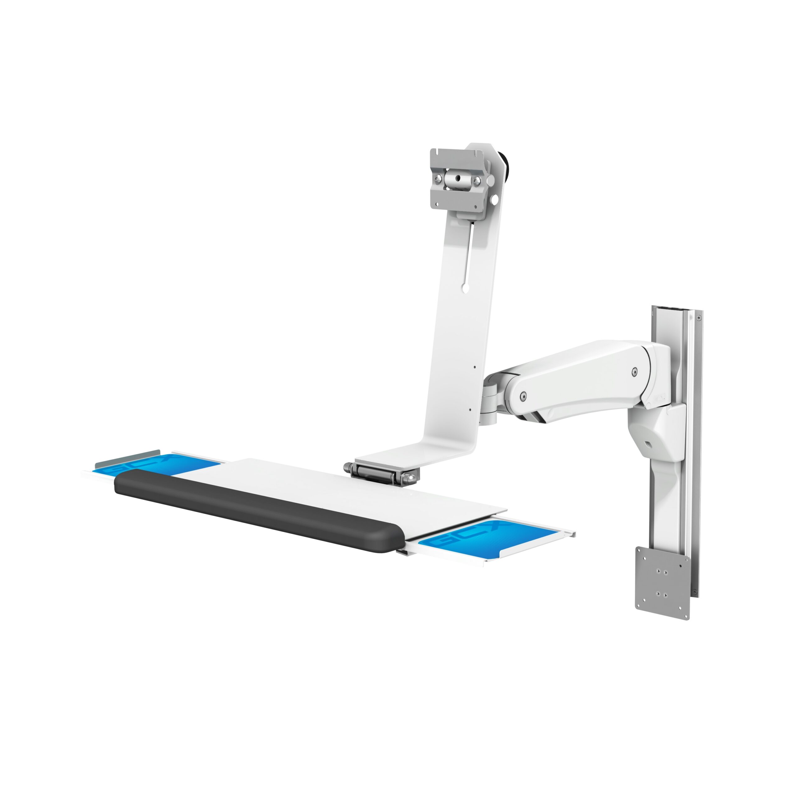 GE CARESCAPE Central Station on VHM-P Variable Height Arm Channel Mount With CPU Monitor Mount