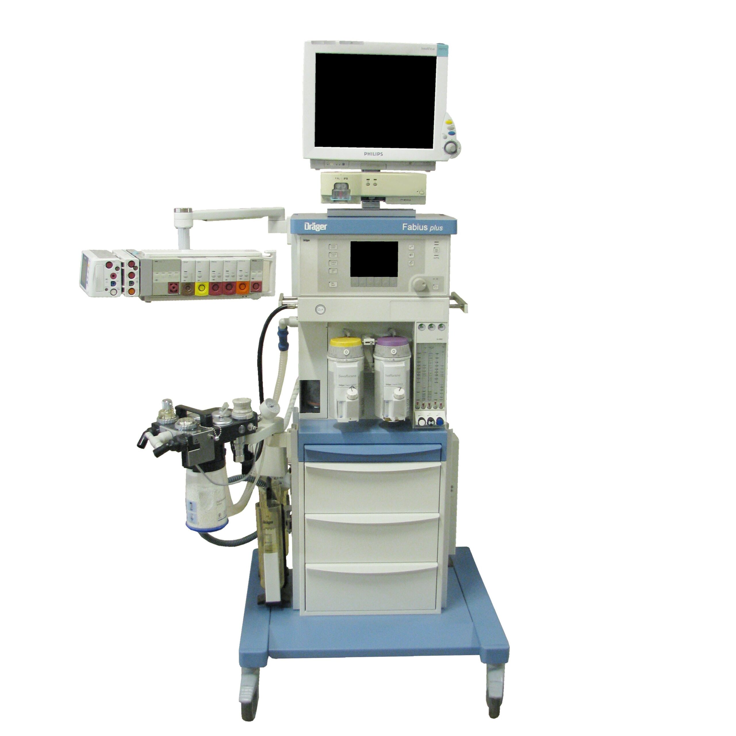 Dräger Fabius Plus – Support d'empilage de plateau supérieur pour Philips IntelliVue MP60/70