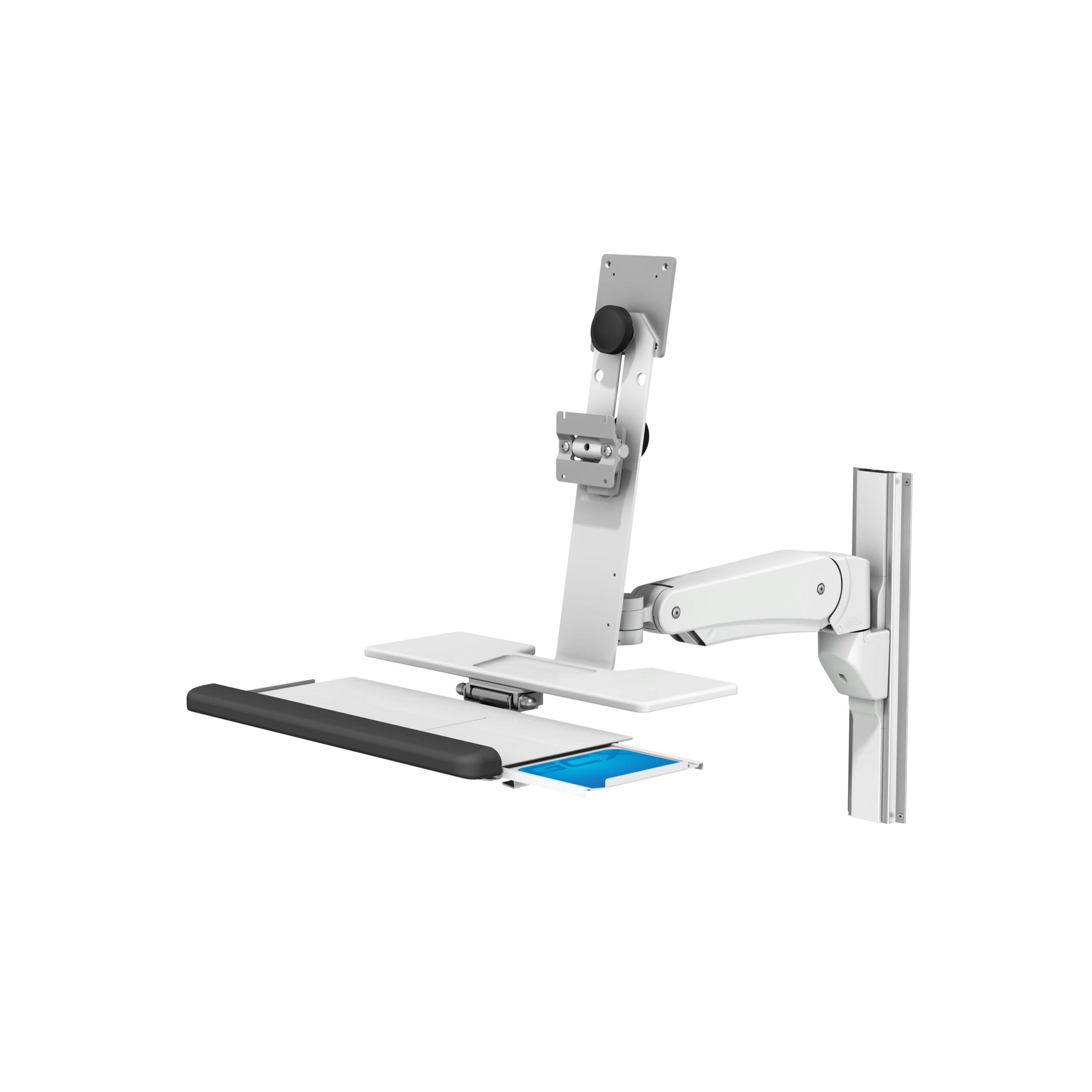 L Bracket Attachment for Devices with 75mm x 75mm or 100mm x 100mm VESA pattern (front view)