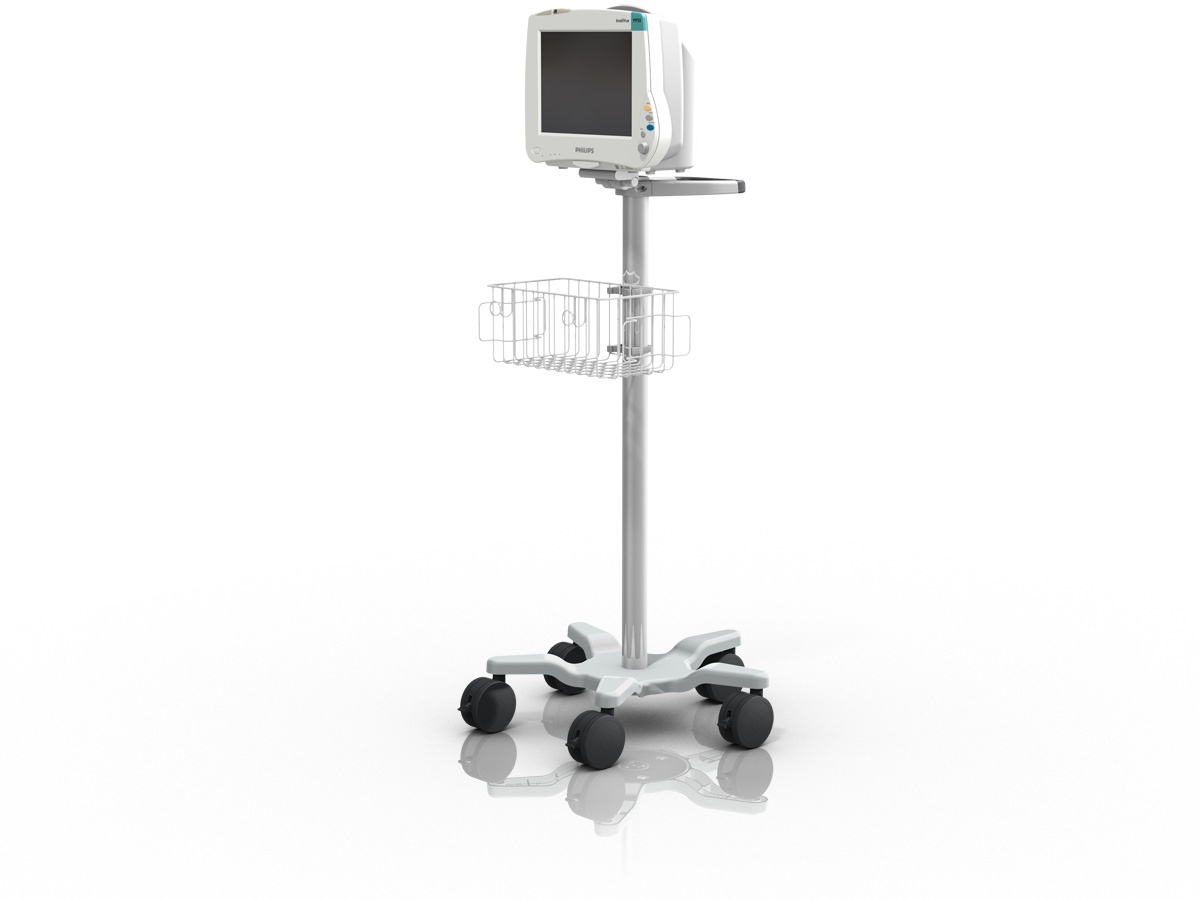 MP50 Handle Basket Roll Stand Loaded LG