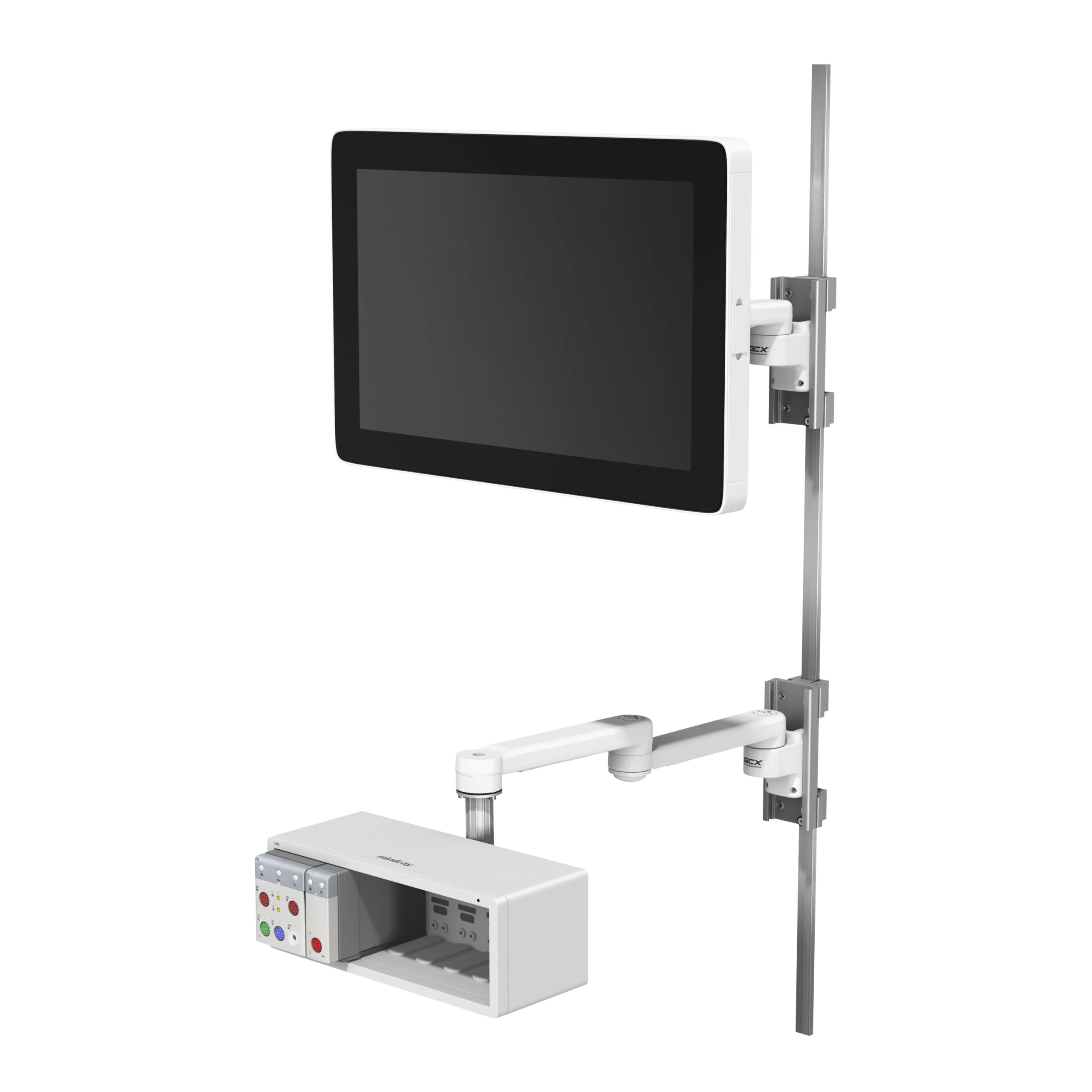 Mindray N19/N22 on M Series Arm Vertical Rail Mount