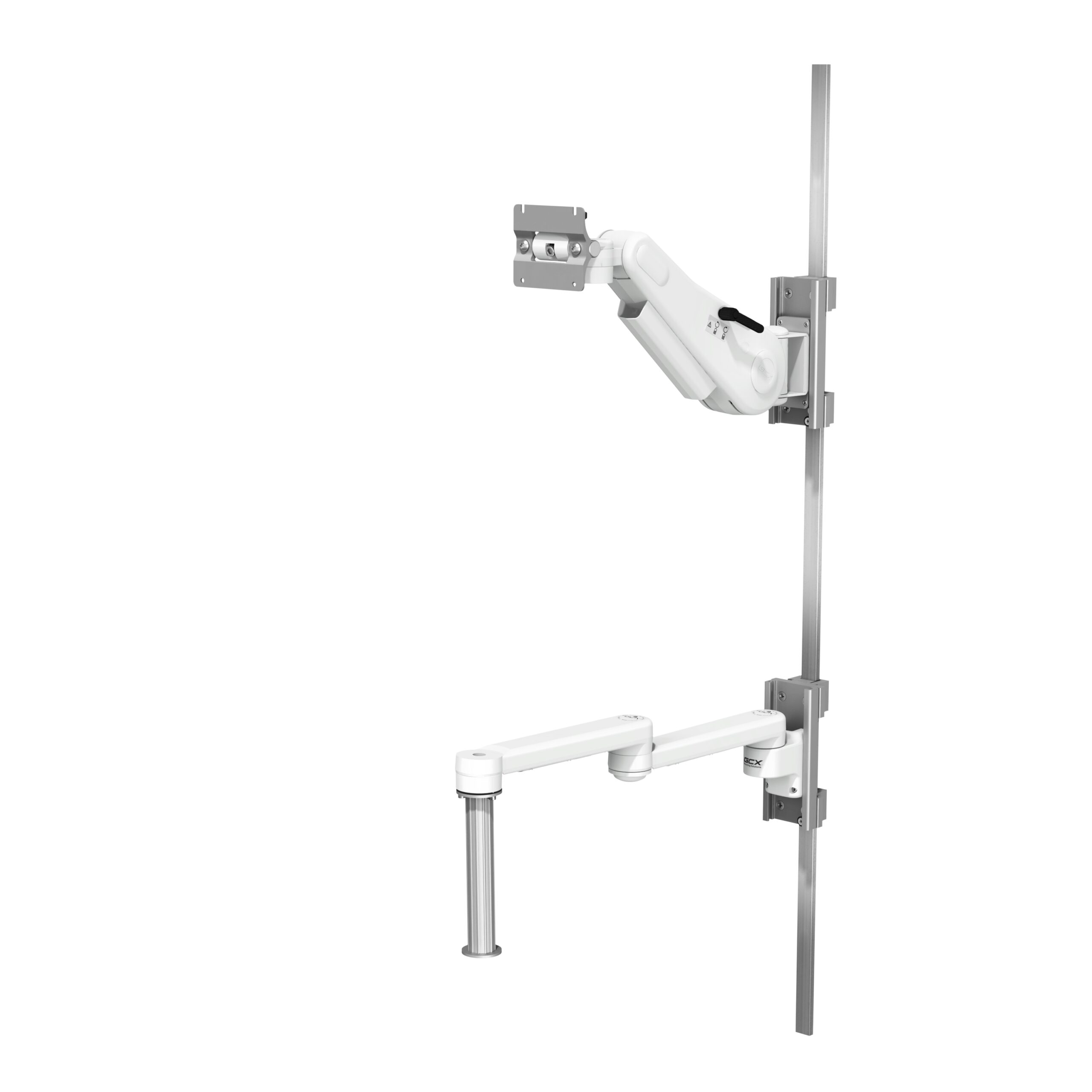 Mindray N19/N22 with SMR on VHM Variable Height Arm for Vertical Rail
