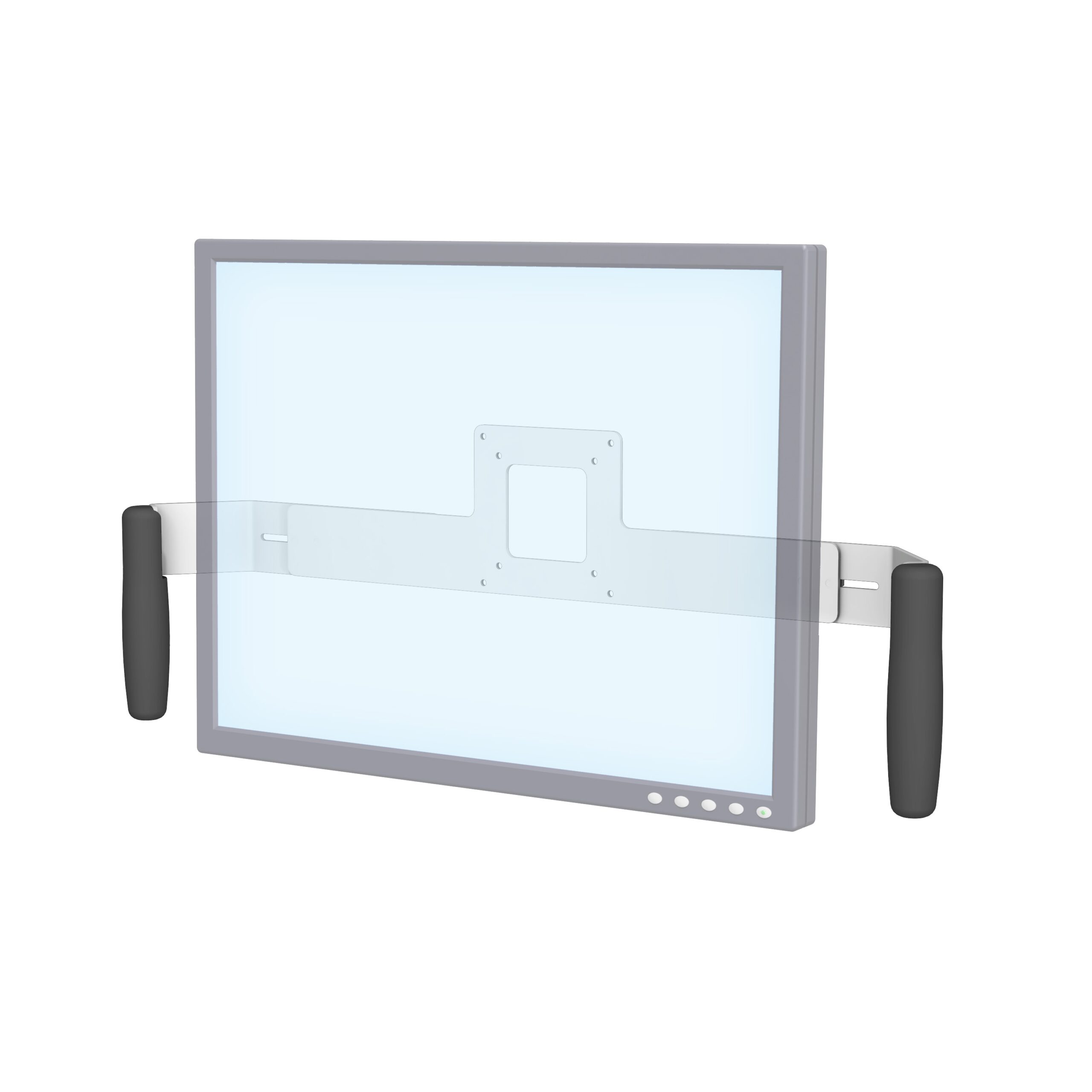 VANILLA ディスプレイ Flat Panel Monitor Handle with Padded Grips | GCX Medical Mounting