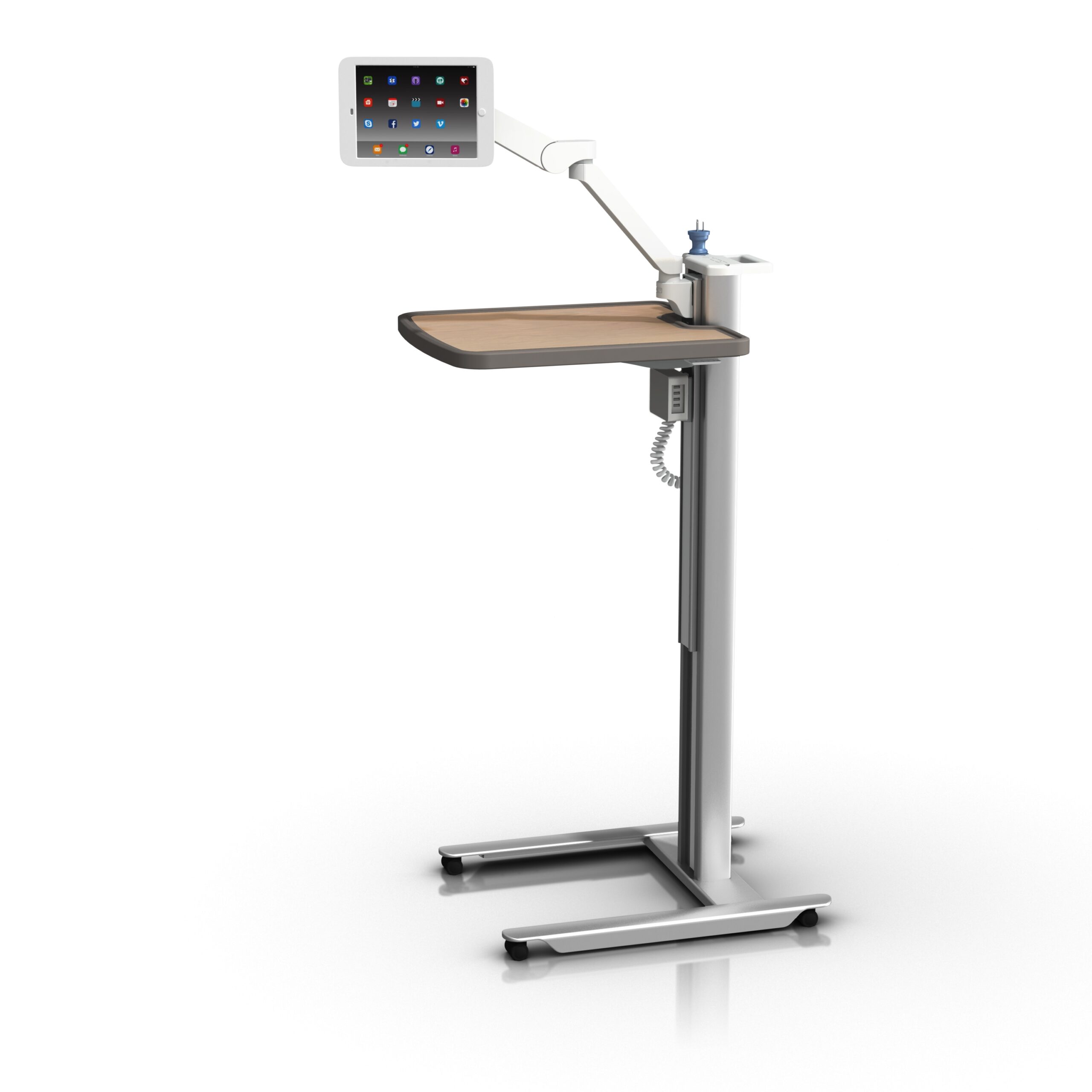 Compact Patient Engagement Table with VHM-T Fusion Maple