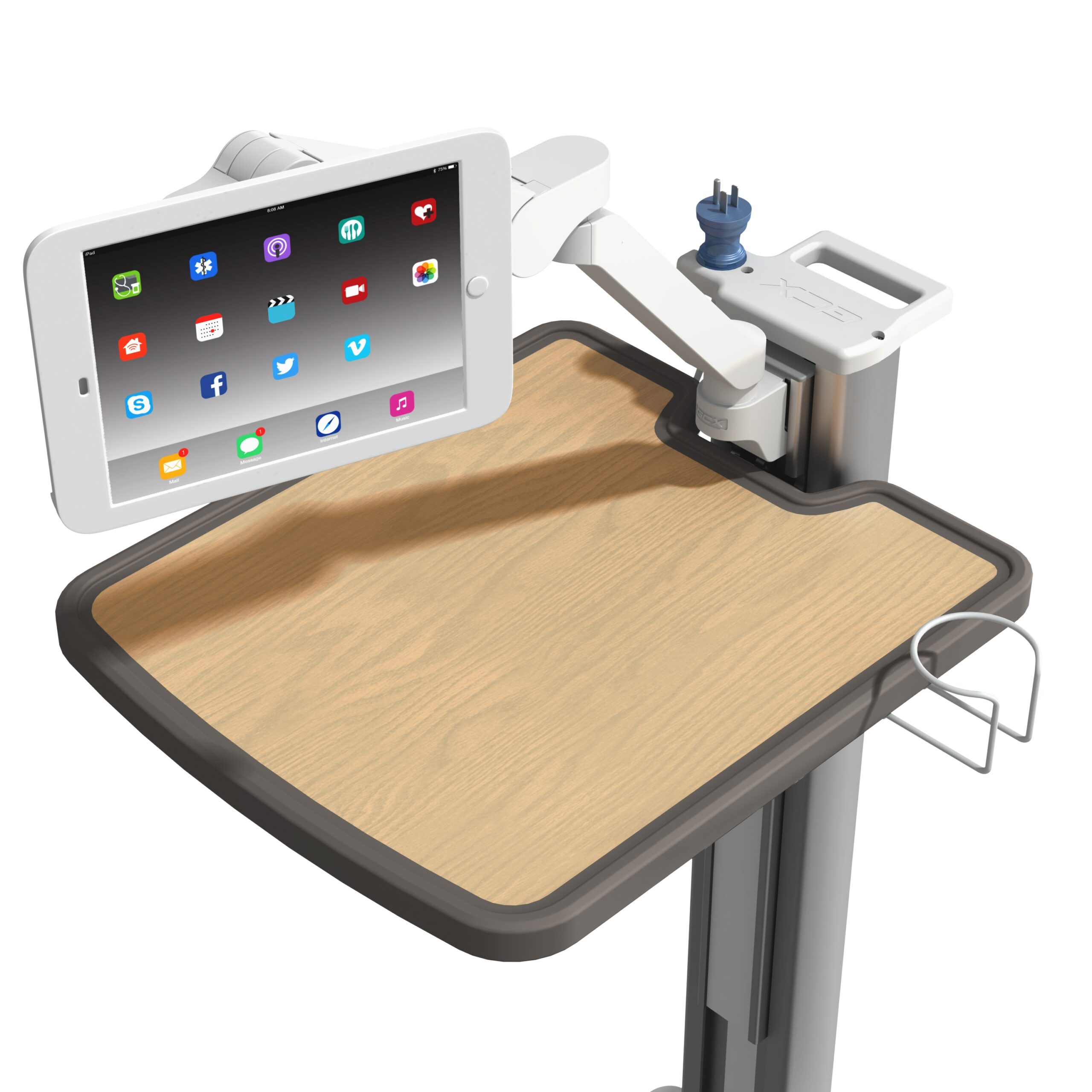 Cup Holder for Compact Patient Engagement Table