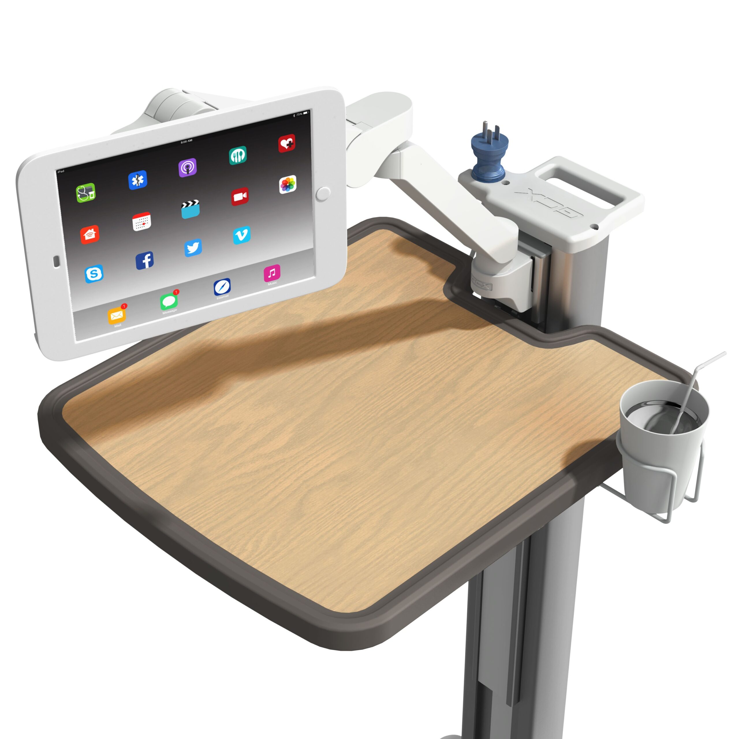 Cup Holder for Compact Patient Engagement Table