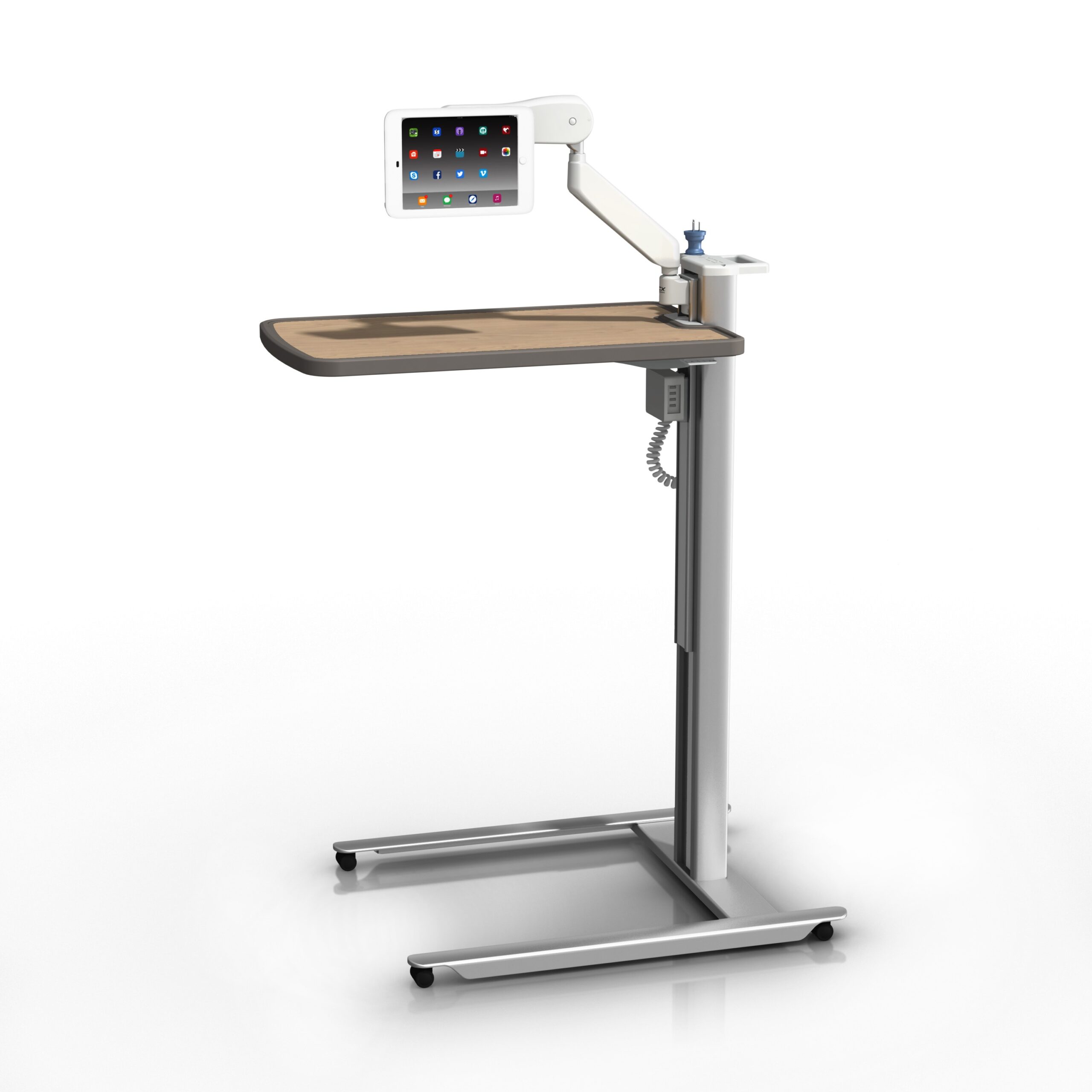 Patient Engagement Table with VHM-25 Variable Height Arm for Tablet Devices