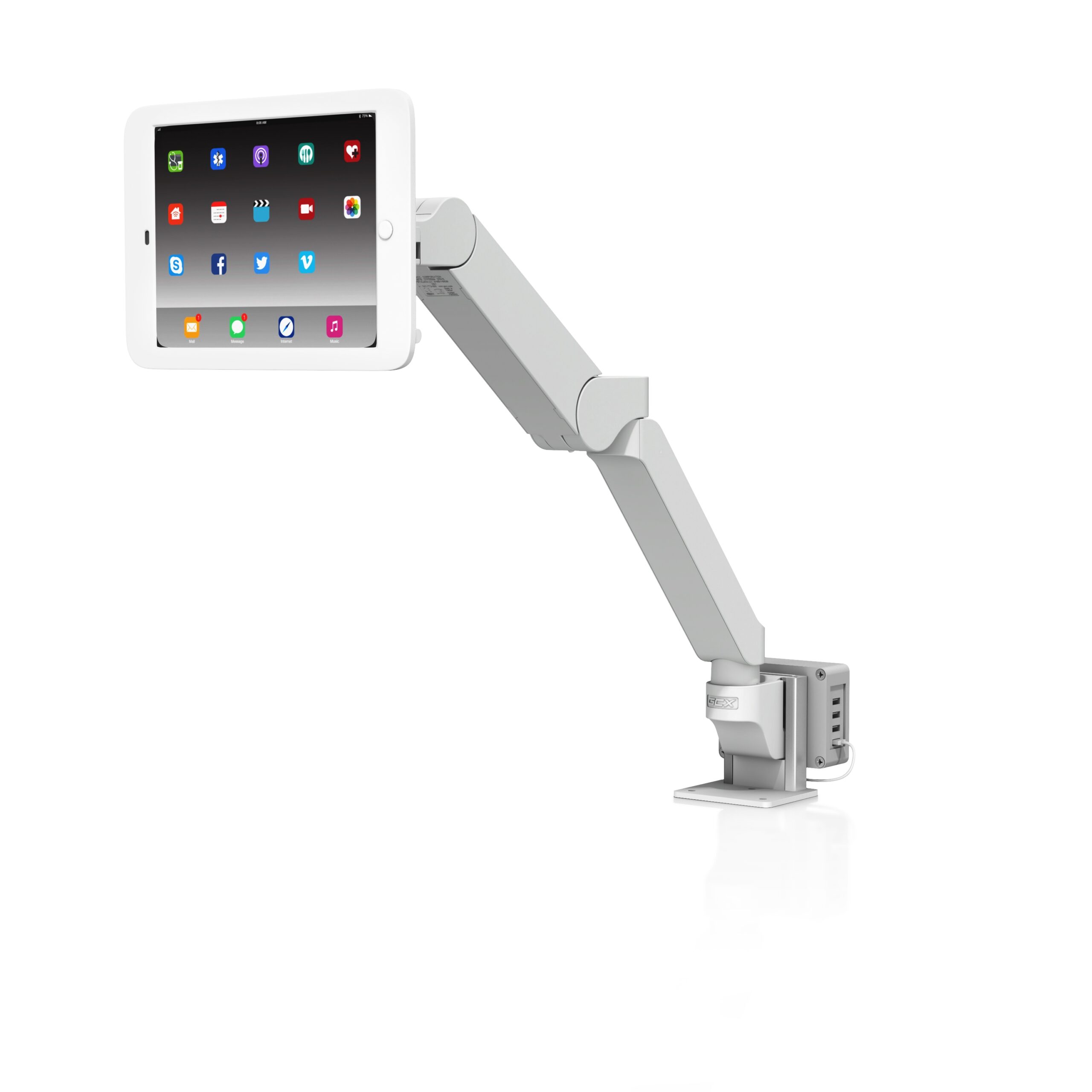 Countertop Mount for VHM-T Variable Height Arm for Tablets with Extension and USB Hub