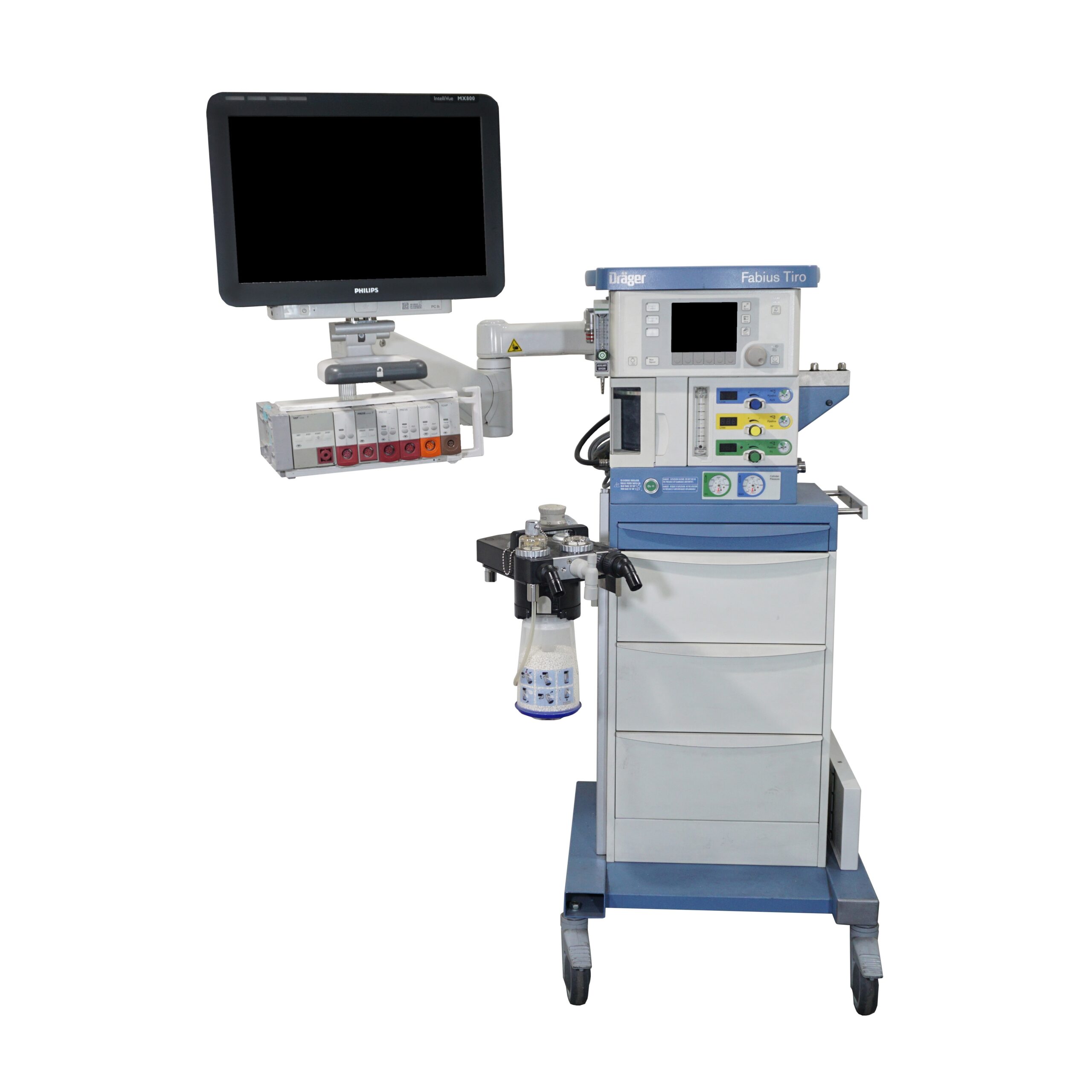 Philips IntelliVue MX600-850 with FMS or Single FMX-4 on Dräger Tiro