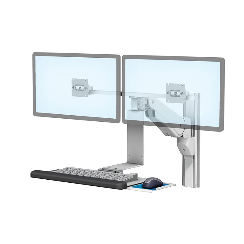 VHMP Side Dual Monitors Keyboard T