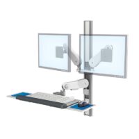 Vhm25 Butterfly Arm Keyboard Dual Monitors No CPU front Technical