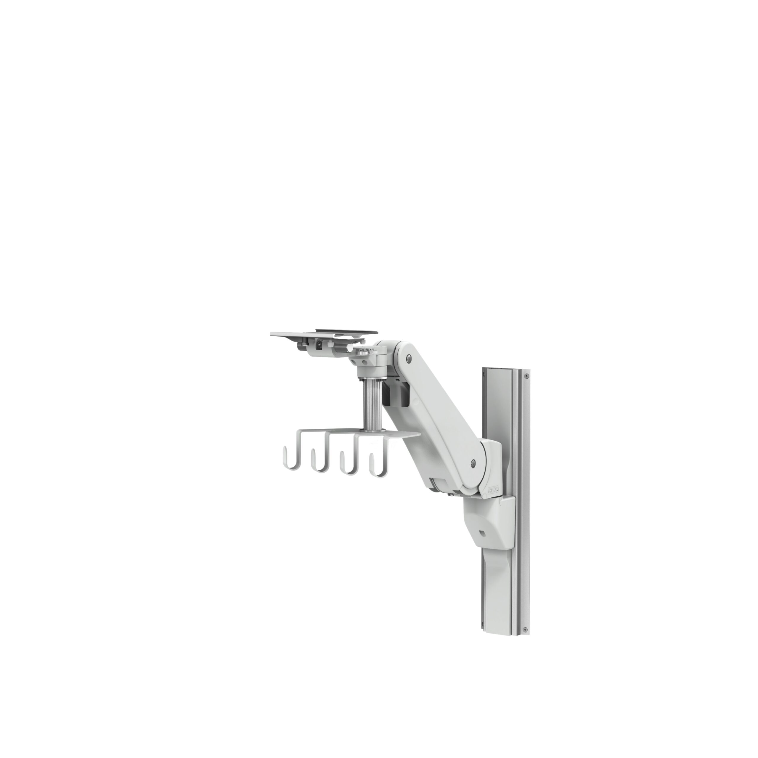 WS 0012 01 Ge Carescape B650 Vhm P 3in Down Post4 Hooks Wall Channel U