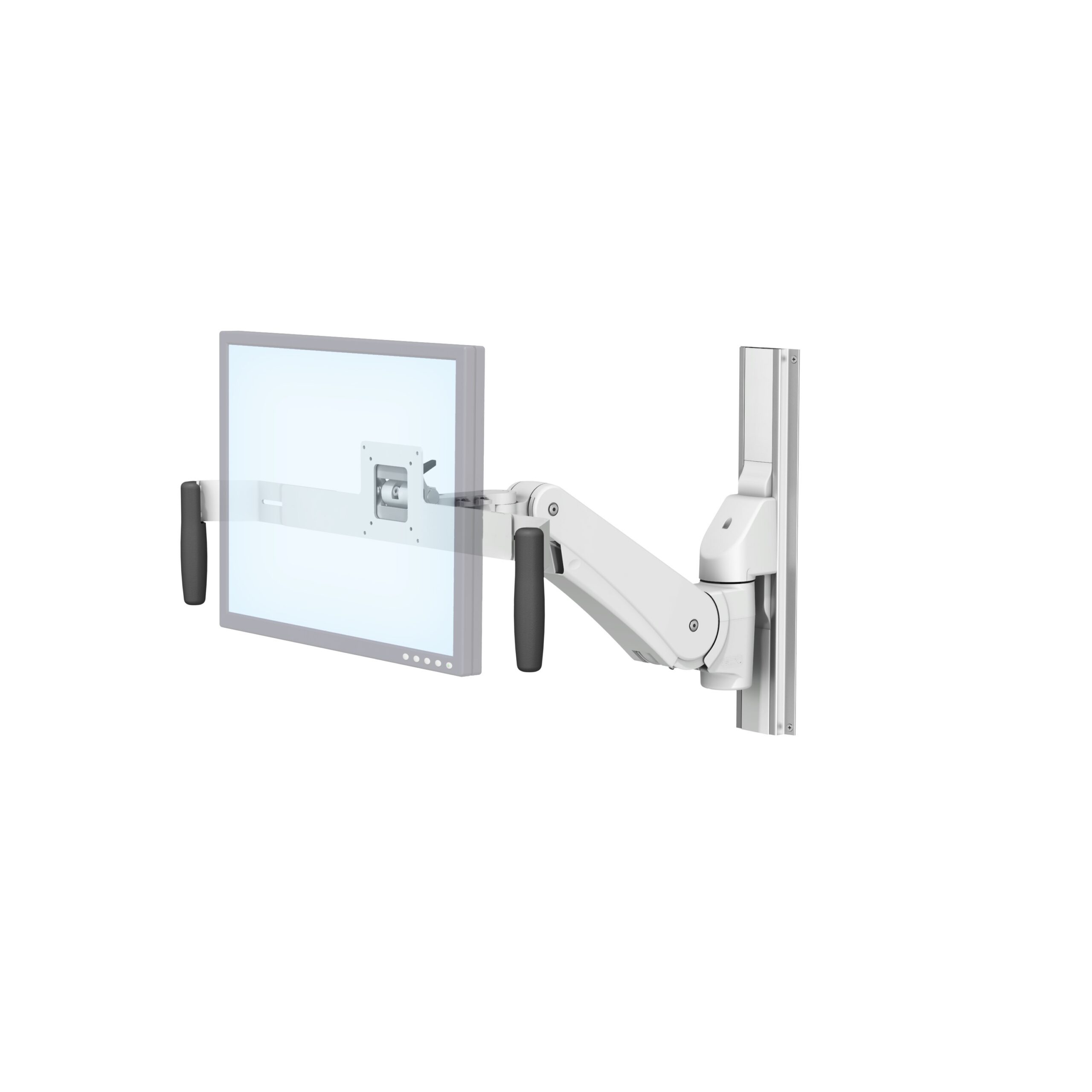 VHM-P Variable Height Arm Slide Above Channel Mount with VESA Mounting
