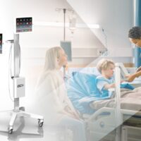 From translation apps and online patient registrations to virtual rounding and telemedicine, our new GCX® Tablet Roll Stand allows time-pressed nurses, clinicians, and physicians to meet with patients and specialists no matter their location. Learn more: https://lnkd.in/eGpHNzNh 

#PatientCareTech #PatientEmpowerment #HealthcareInnovation #NewRelease 