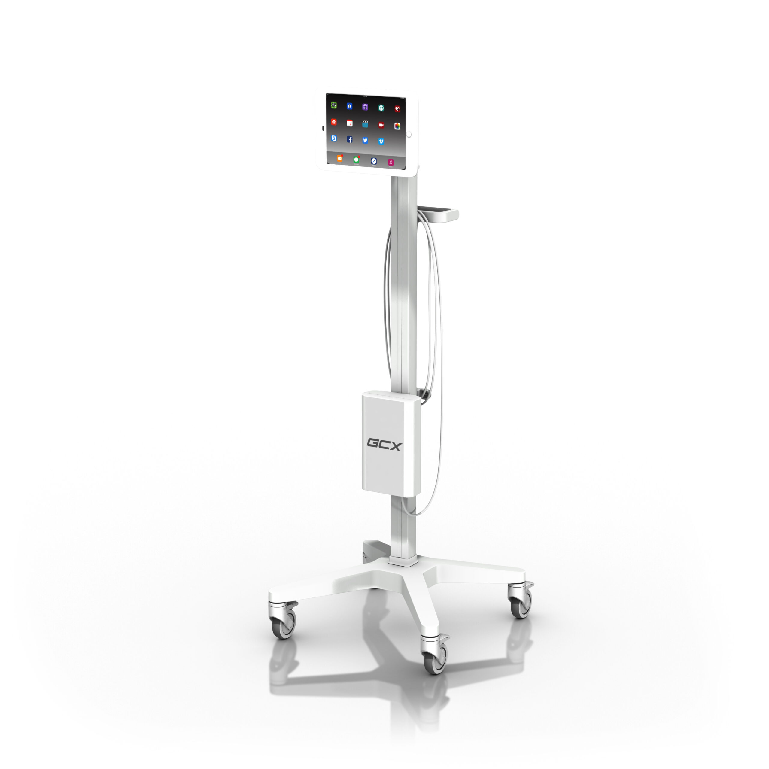Fixed Height Tablet Roll Stand | GCX Medical Mounting Solutions