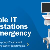 Check out our next-generation IT workstations for hospital emergency departments. Experience agile, heavy-duty carts and space-saving wall arms engineered for 24x7 uptime, unmatched infection control, and compact design. Ready to transform your Emergency Department workflow? Start today: https://hubs.li/Q03GXW4T0