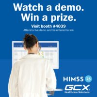 Don’t miss GCX at #HIMSS26. Stop by our booth for live demos and your chance to win a prize. 🎁 https://lnkd.in/gwQ8Gyuy

*Prize drawing open to all HIMSS26 attendees